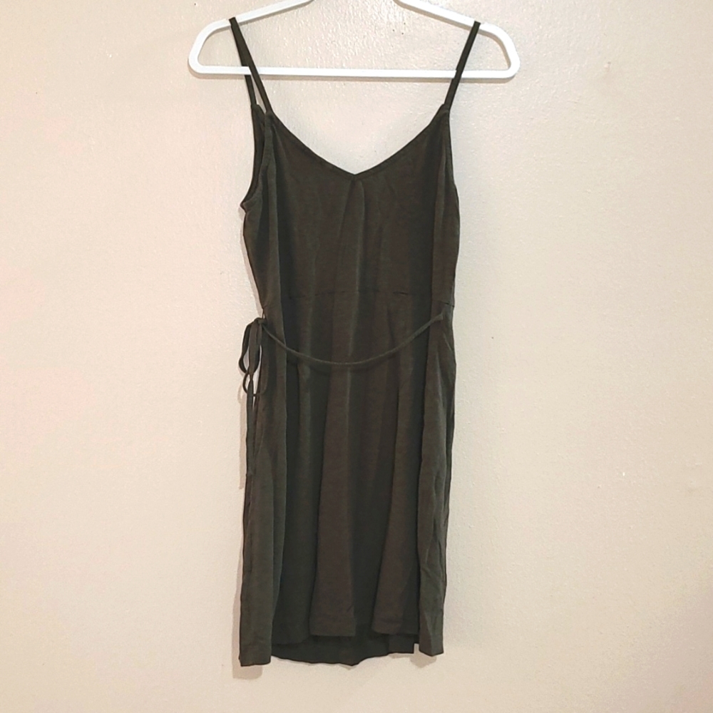 H&M Basics Army Green Dress S - Picture 3 of 3